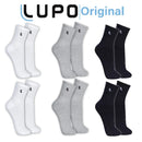Kit com 6 Pares de Meias Cano Médio Algodão - Em Oferta